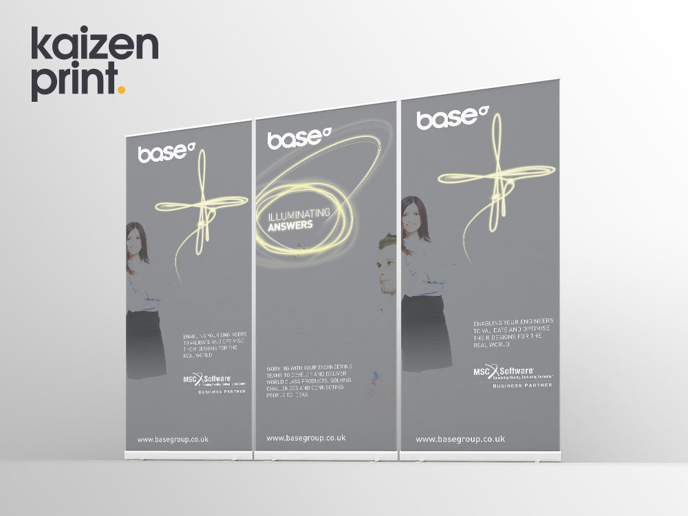 Base Group - Roll Up Banner Printing - Belfast Printing - Kaizen Print