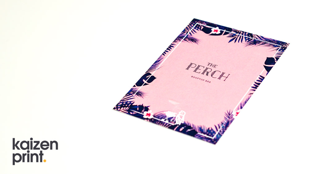 Leaflet Printing & Design -  A5 Leaflet Printing - The Perch - Belfast Printing - Kaizen Print