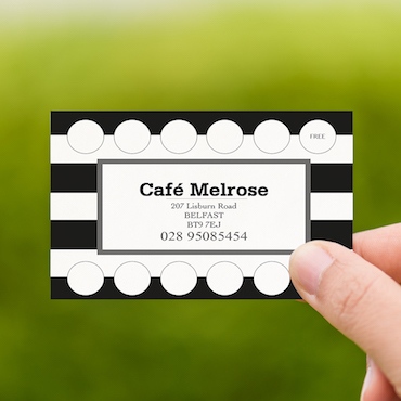 Cafe Melrose - Business Cards - Business Card Printing - Belfast Printing - Kaizen Print
