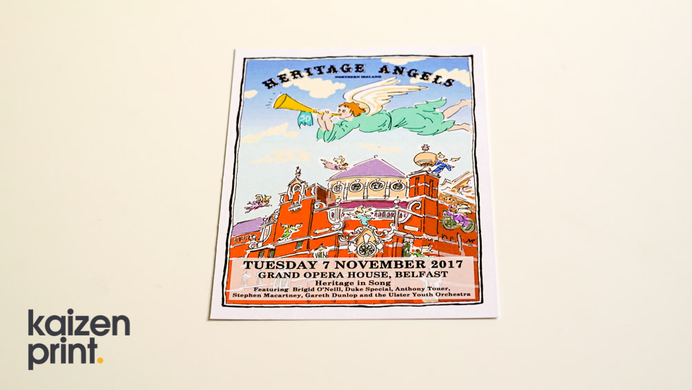 Leaflet Printing & Design - A4 Leaflet Printing - Heritage Angels - Belfast Printing - Kaizen Print