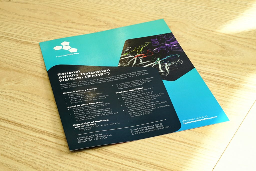 Fusion Antibodies A3 Poster - Small Format Posters - Kaizen Print - Belfast Printing