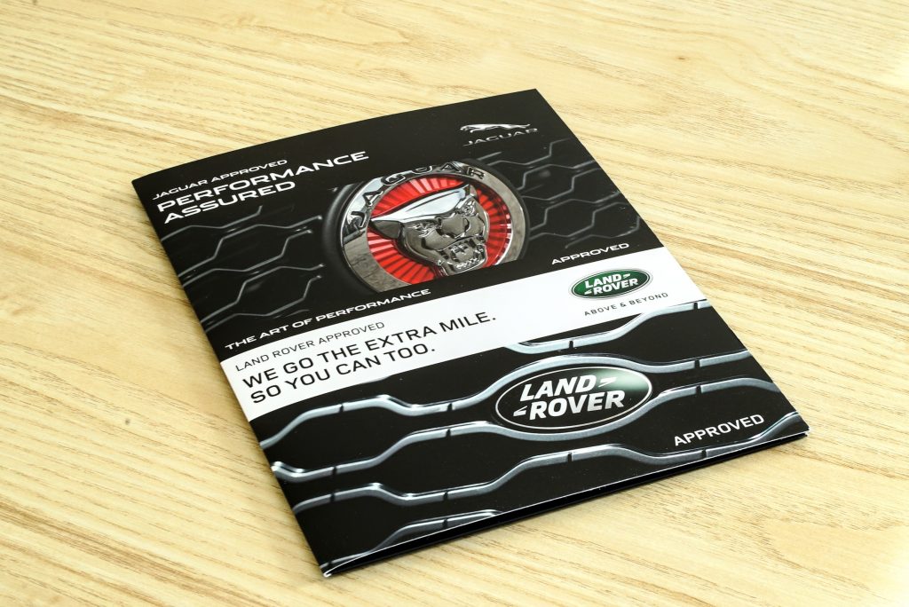 Jaguar Landrover Brochure - Brochure Printing - Kaizen Print - Belfast Printing