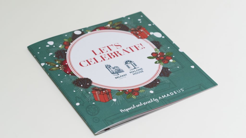 Malone House - Christmas Brochure - Brochure Printing - Belfast Printing - Kaizen Print