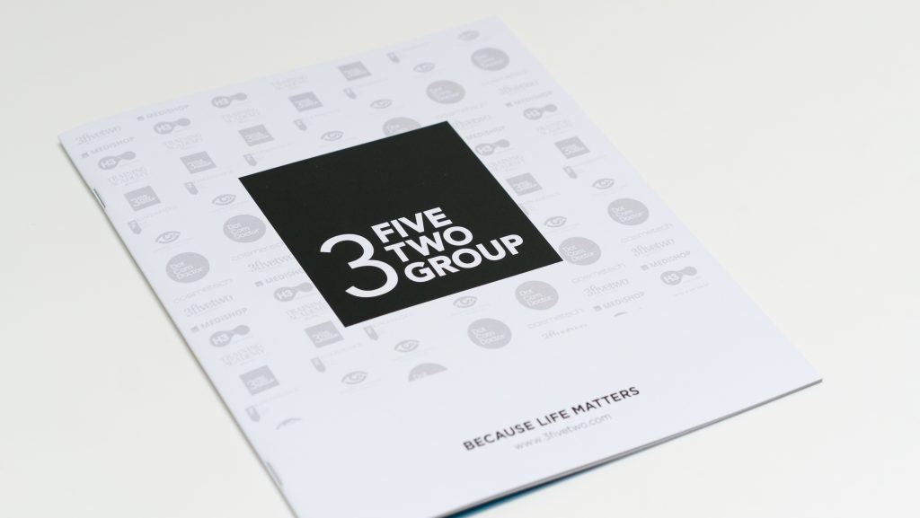 352 Group Brochure - Brochure Printing - Belfast Printing - Kaizen Print