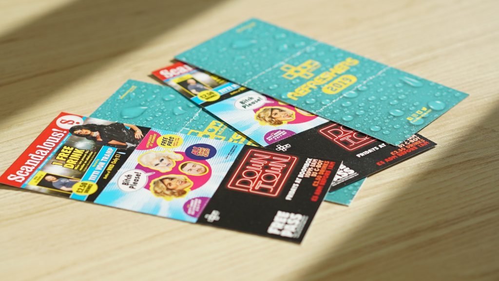 Bespoke Flyer Printing by Kaizen Print, Belfast, for BoomBox Refreshers Fayre