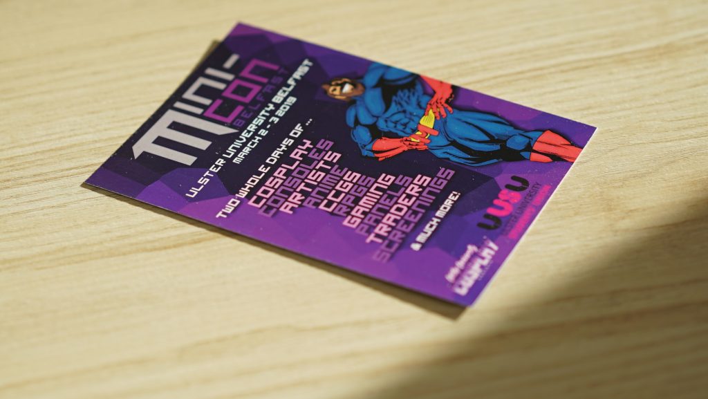 A7 Flyer Printing by Kaizen Print, Belfast, for UUSU Mini-Con