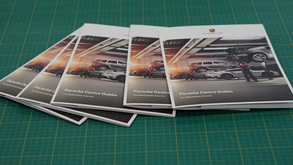 Stack of 4 Presentation Folders for Porsche, Dublin