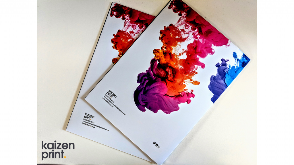 Stack of two Kaizen Print Presentation Folders