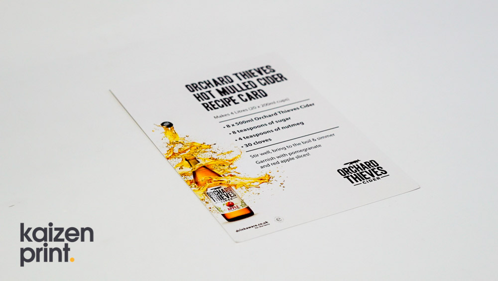 A5 Leaflet Printing - Orchard Thieves - Belfast Printing - Kaizen Print