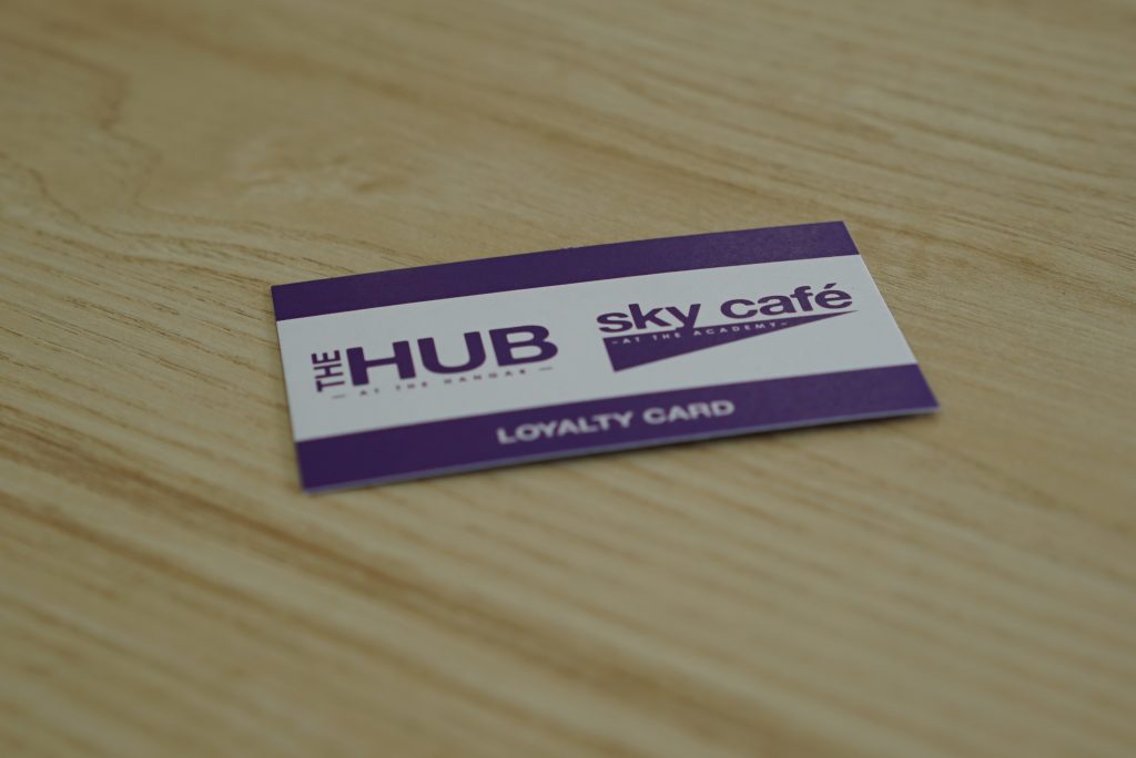 The Hub Loyalty Card (Front) - Loyalty Card Printing - Kaizen Print - Belfast Printing