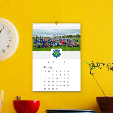Football Wall Calendar - Calendar Printing and Design - Belfast Printing - Kaizen Print