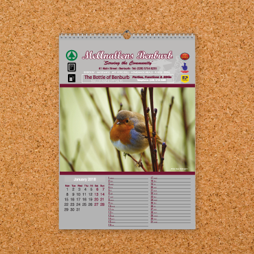 Nature Photography Wall Calendar - Calendar Printing and Design - Belfast Printing - Kaizen Print