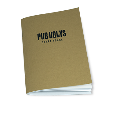 Booklet Printing UK - Drinks Menu Pug Uglys
