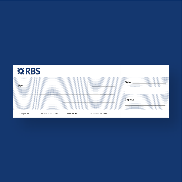 RBS Presentation Cheque - Personalised Large Cheques
