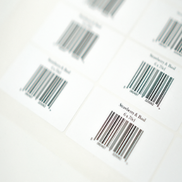 Barcode Labels - Square Sticker Printing - Belfast Printing - Kaizen Print