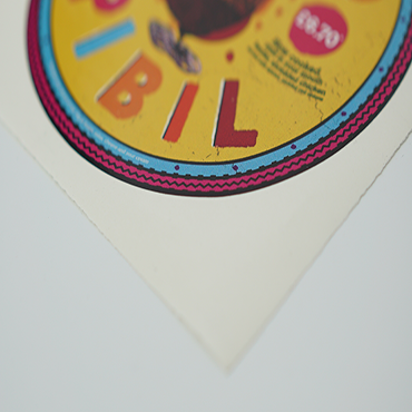Boojum Circular Close Up - Circular Label Printing - Bespoke Sticker Printing - Belfast Printing - Kaizen Print