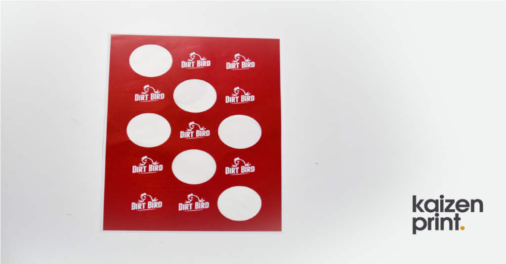Circular Labels - Dirt Bird - Sticker Printing - Shaped Label Printing - Belfast Printing - Kaizen Print