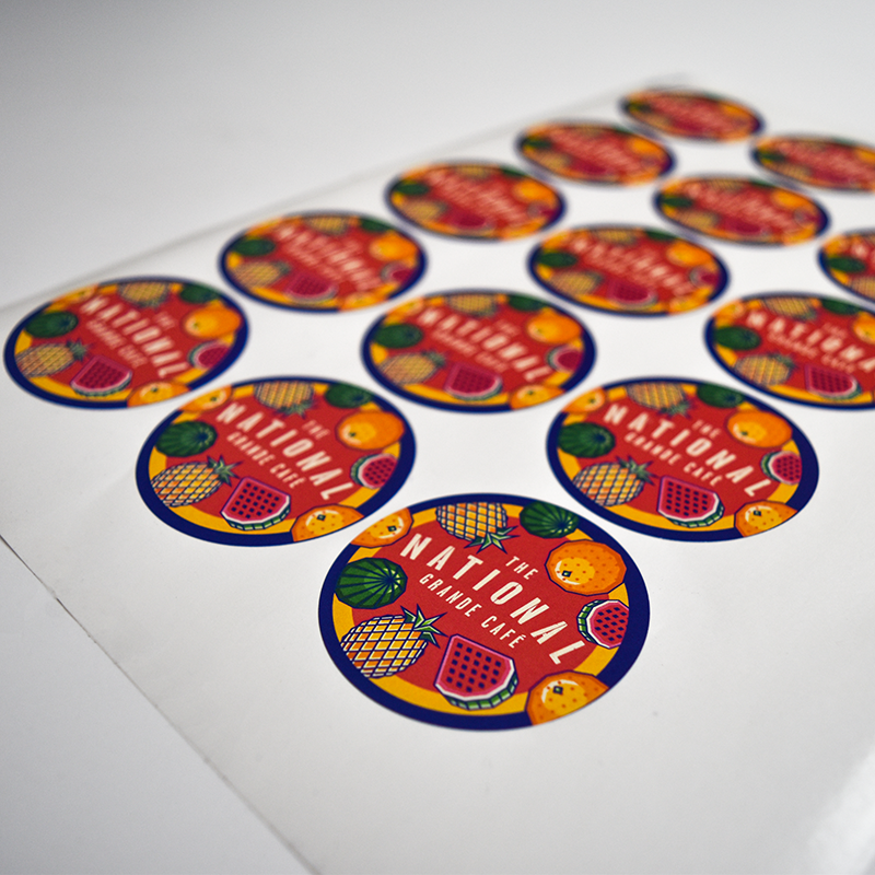 Sticker printing Belfast. Kaizen Print
