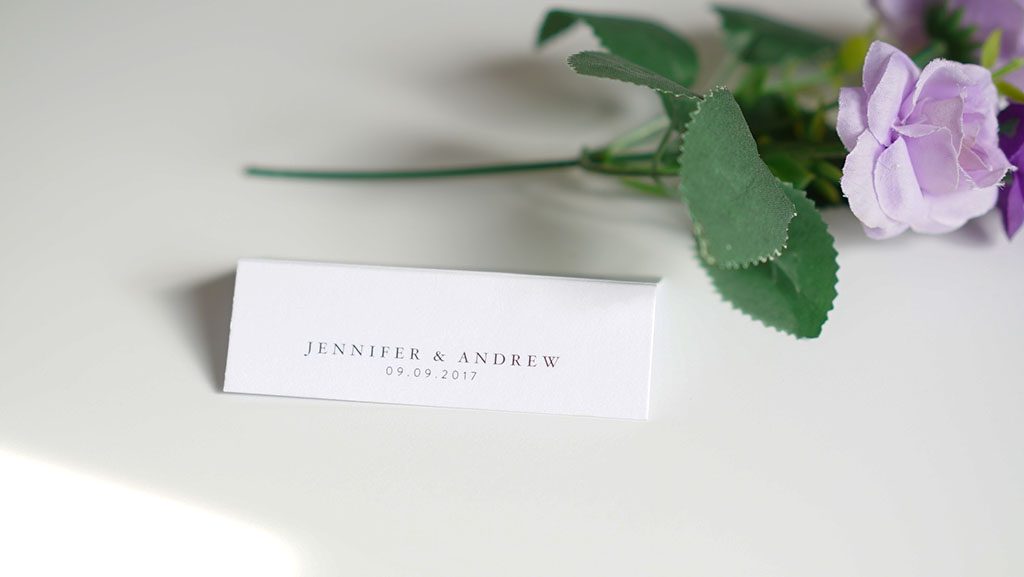 Jennifer and Andrew - Jennifer and Andrew - Wedding Stationery - Belfast Printing - Kaizen Weddings