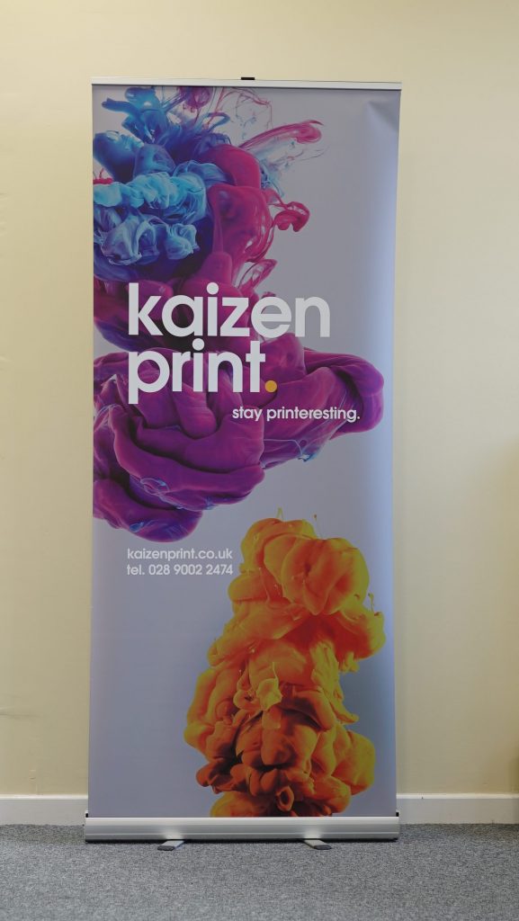 Kaizen Print Roller Banner - Roller Banner Printing - Kaizen Print - Belfast Printing