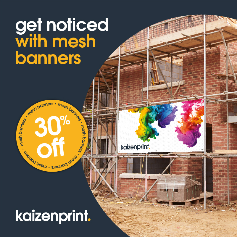Mesh Banner Printing | Kaizen Print