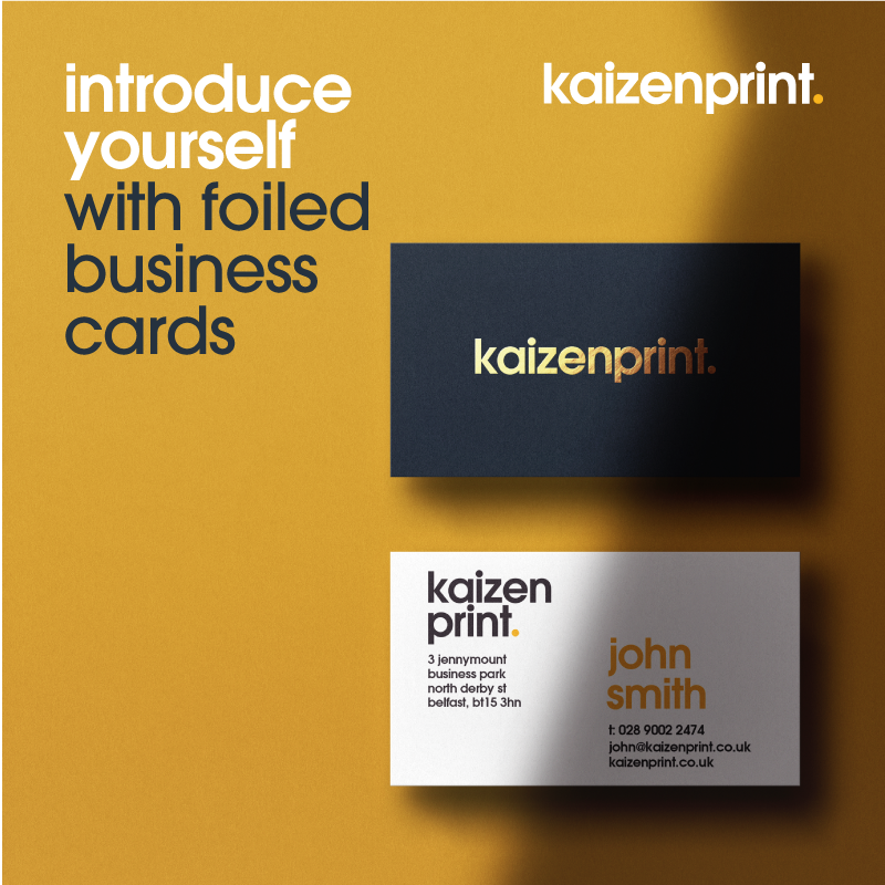 Making A Lasting Impression With Your Business Cards Kaizen Print