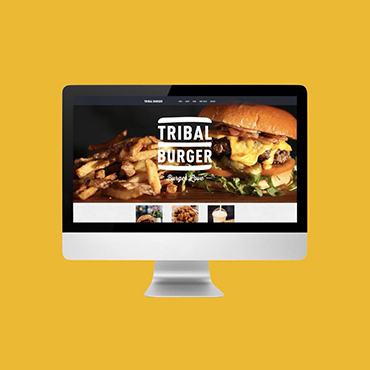 Tribal Burger Web Design