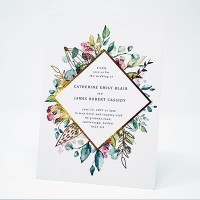 Foil Printing Foil Block Wedding Invitations Foil Blocking