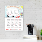 Wall Calendar Printing Ireland A3