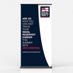 Roll up banner replacement printing