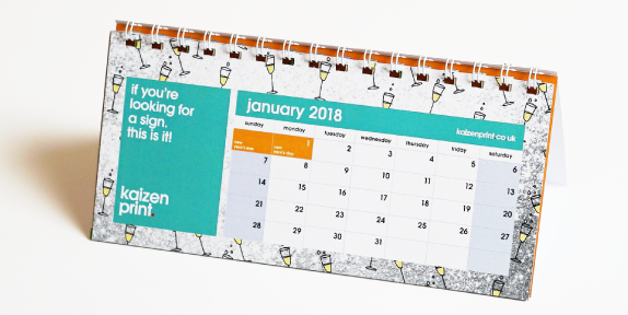 Desktop Flip Calendar Month To View Company Desk Calendar